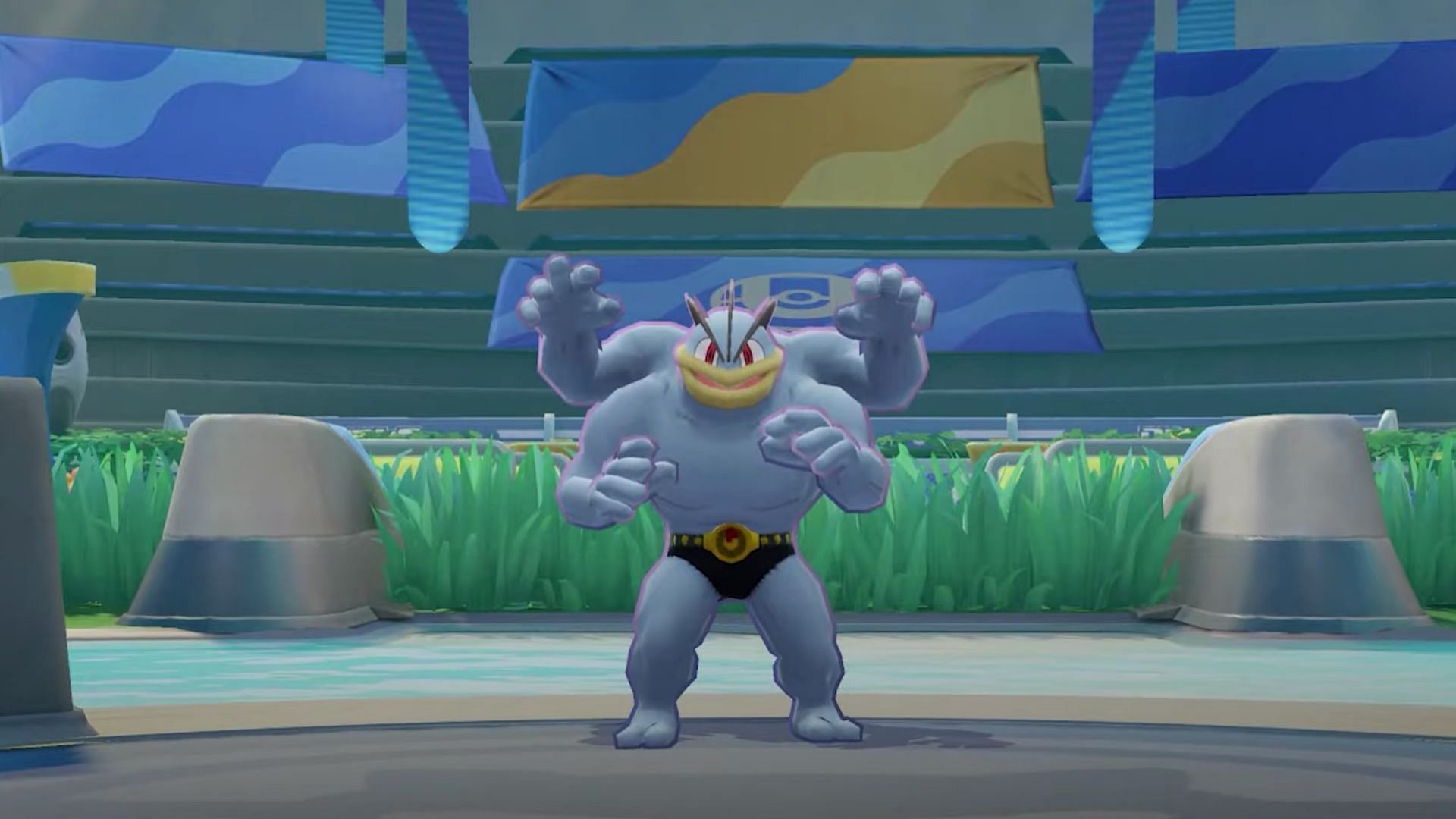 Machamp, as seen in Pokemon Unite (Image via TPC)