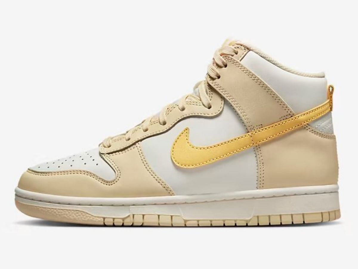 Nike Dunk High Pale Vanilla Topaz Gold (Image via Nike website)