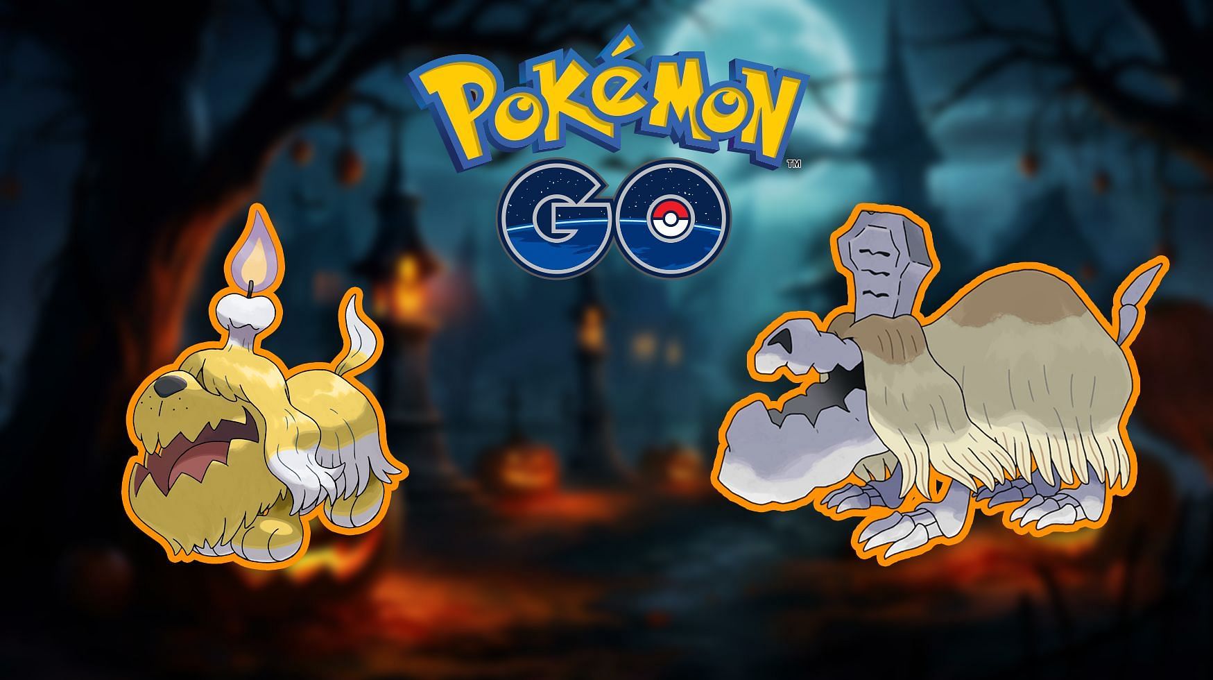 Shiny Greavard and Shiny Houndstone (Image via Niantic)