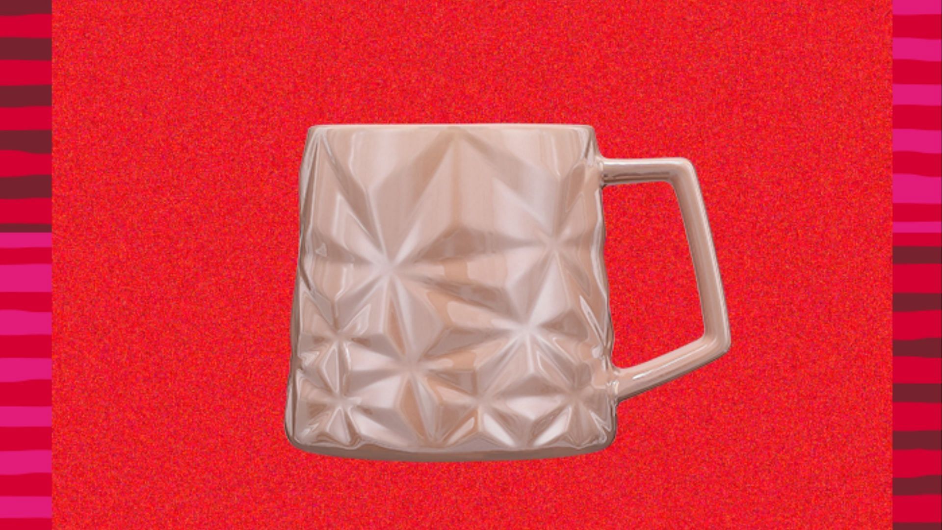 Peppermint Pink Prism Mug (Image via Starbucks)
