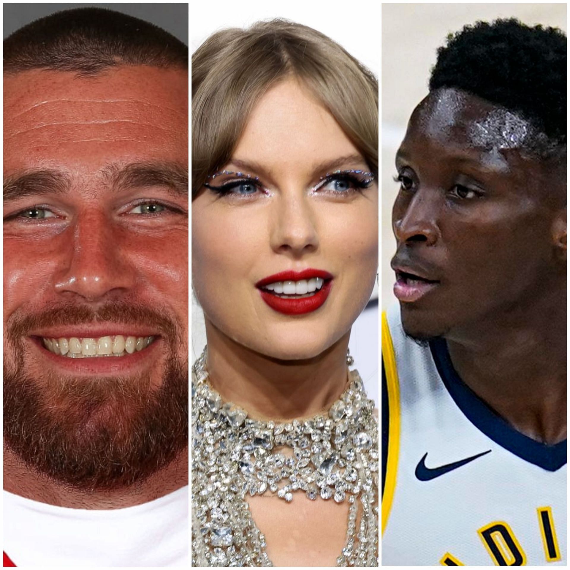 Victor Oladipo believes Taylor Swift is making Travis Kelce better as Cheifs star explodes for 179 yards