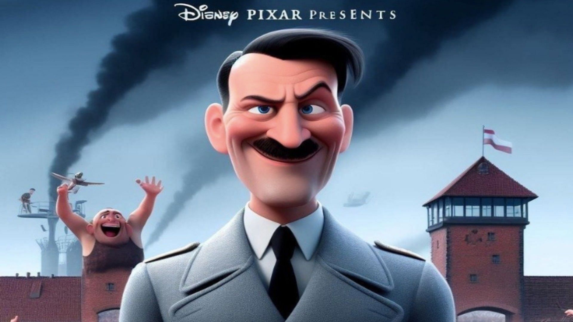 Pixar Animated Cartoon Porn - Fact Check: Is the Disney Pixar Holocaust movie real? Viral poster sparks  disbelief online