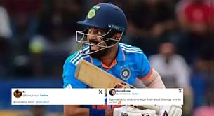 "Brainless shot" - Fans split as KL Rahul gifts his wicket in IND vs ENG 2023 World Cup clash