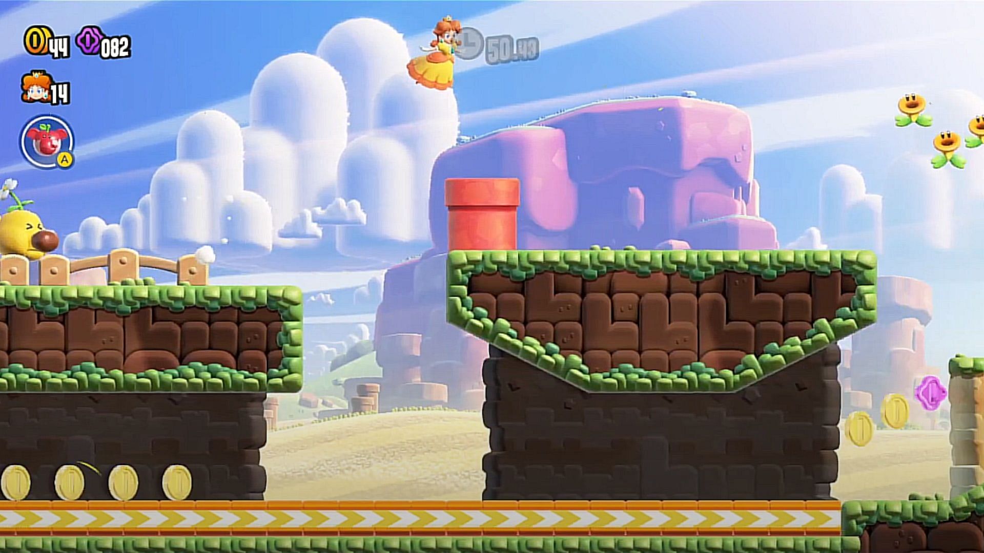 Gotta go fast against Wiggler! (Image via Nintendo)