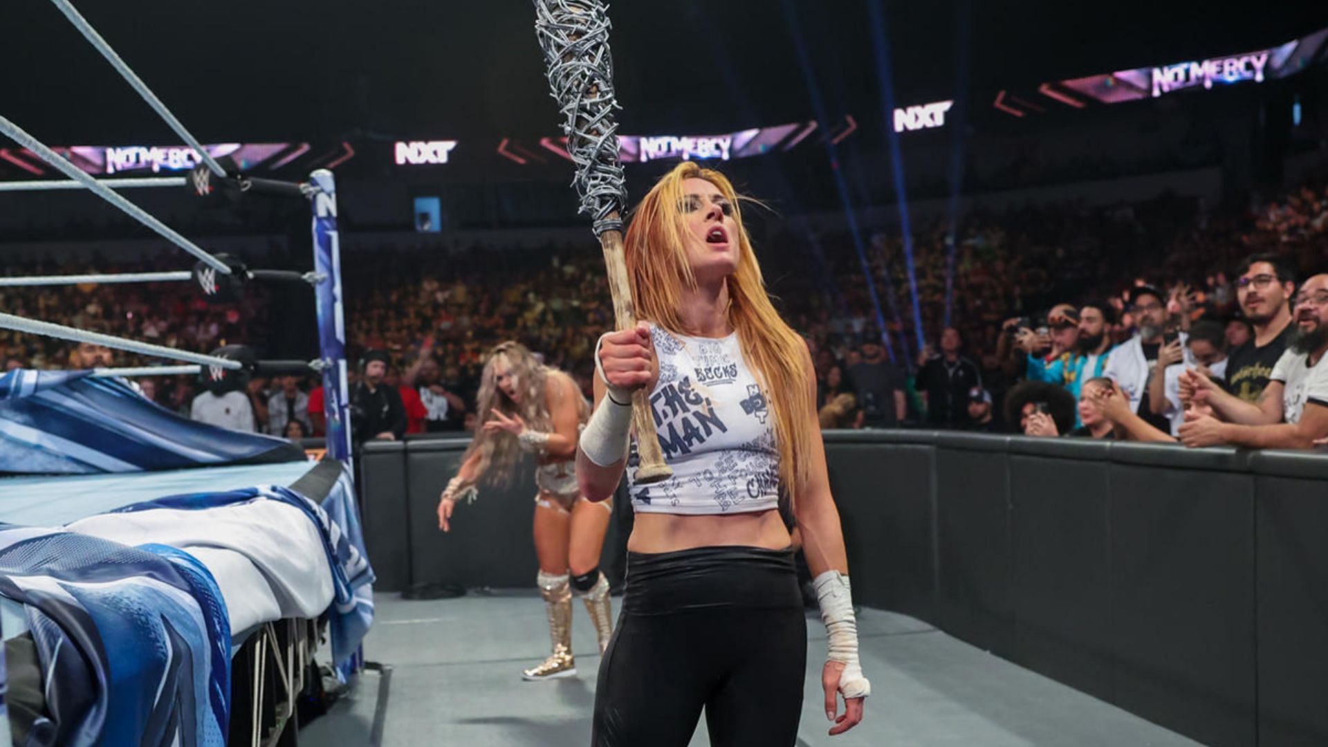 Becky Lynch defended the NXT Women