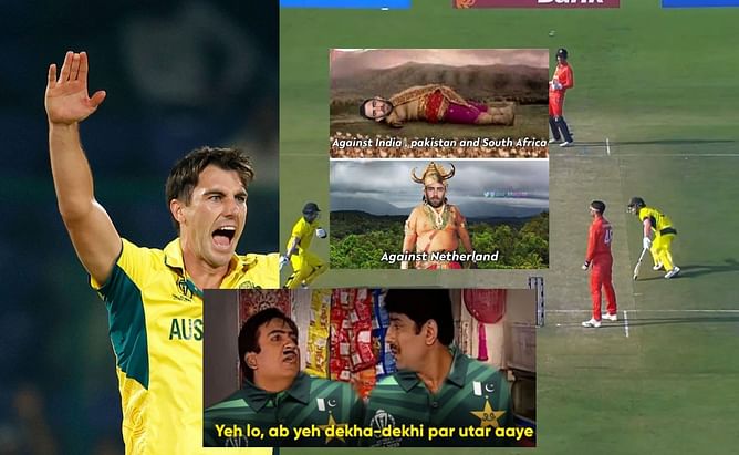 "Violence likes me! I can't avoid"- Top 10 funny memes after Australia's record-breaking 309-win vs Netherlands in 2023 World Cup