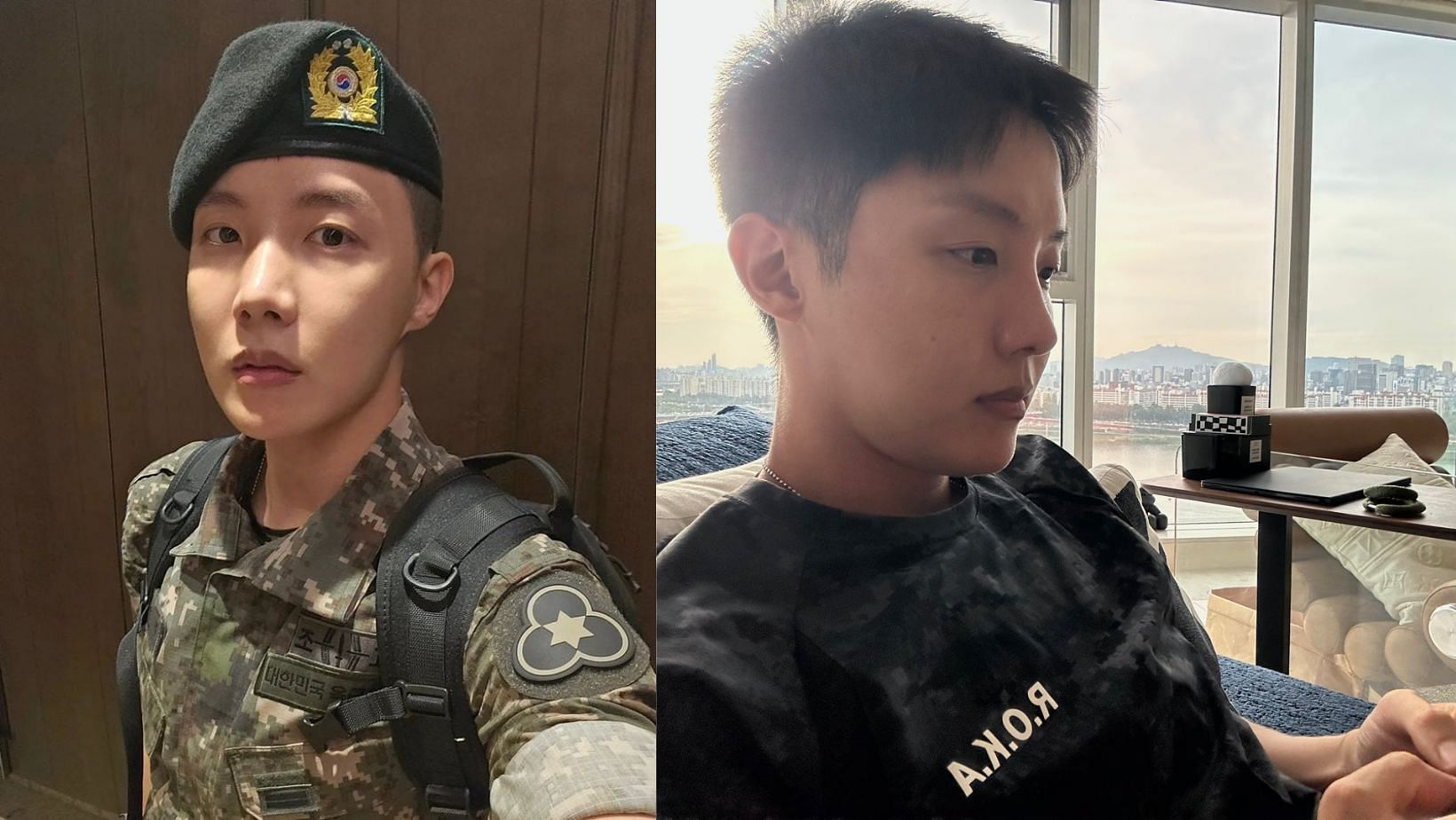 First pics! Jung Hoseok aka J-Hope in the military, here's how