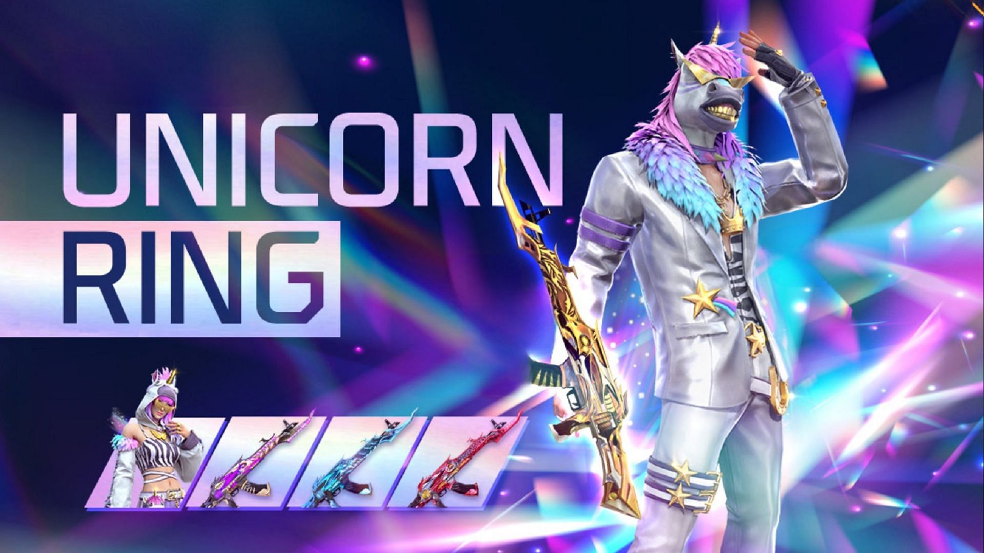 Unicorn Ring Luck Royale has been added to Free Fire (Image via Garena)