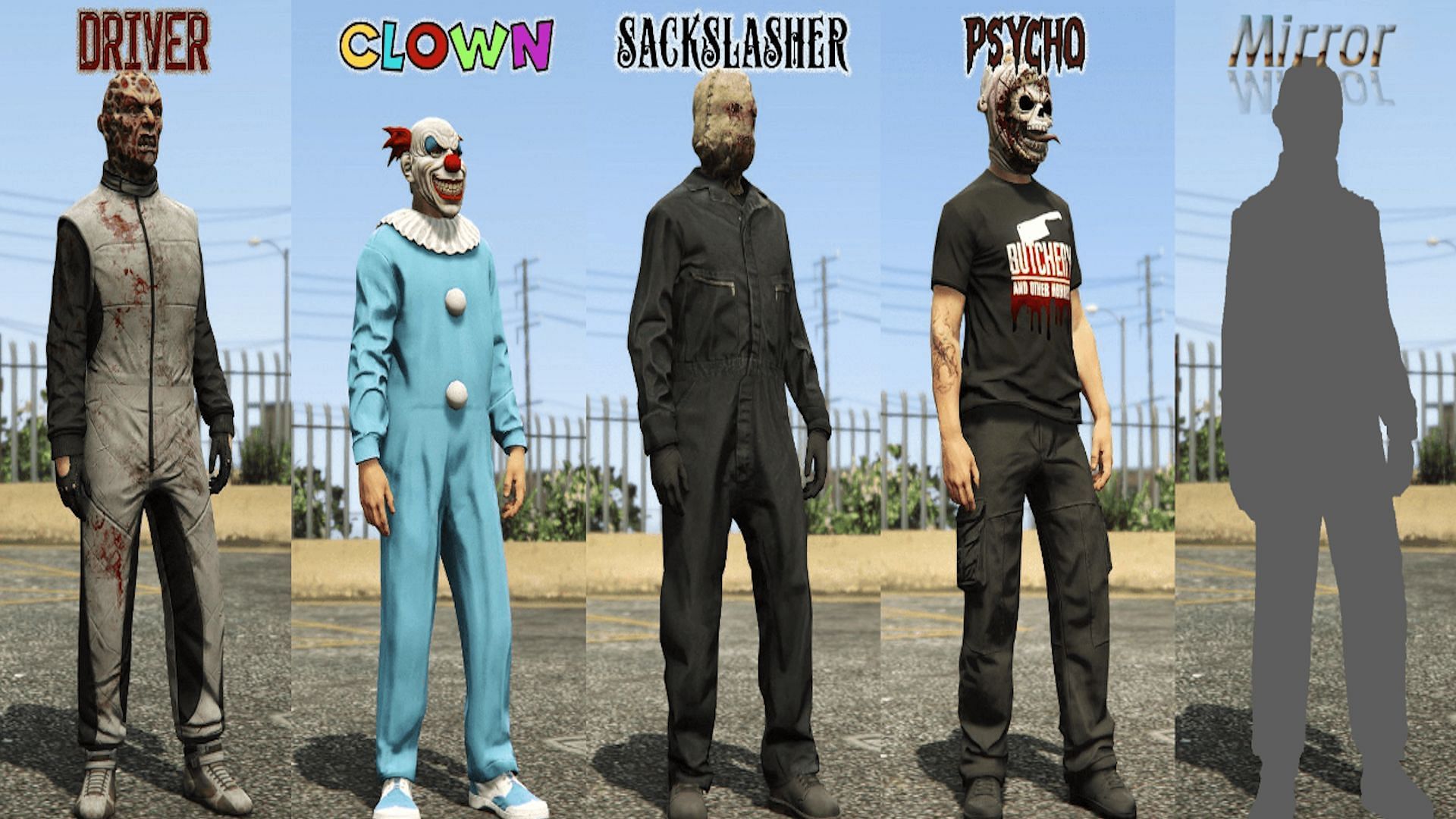These are the five Halloween Slashers in GTA Online