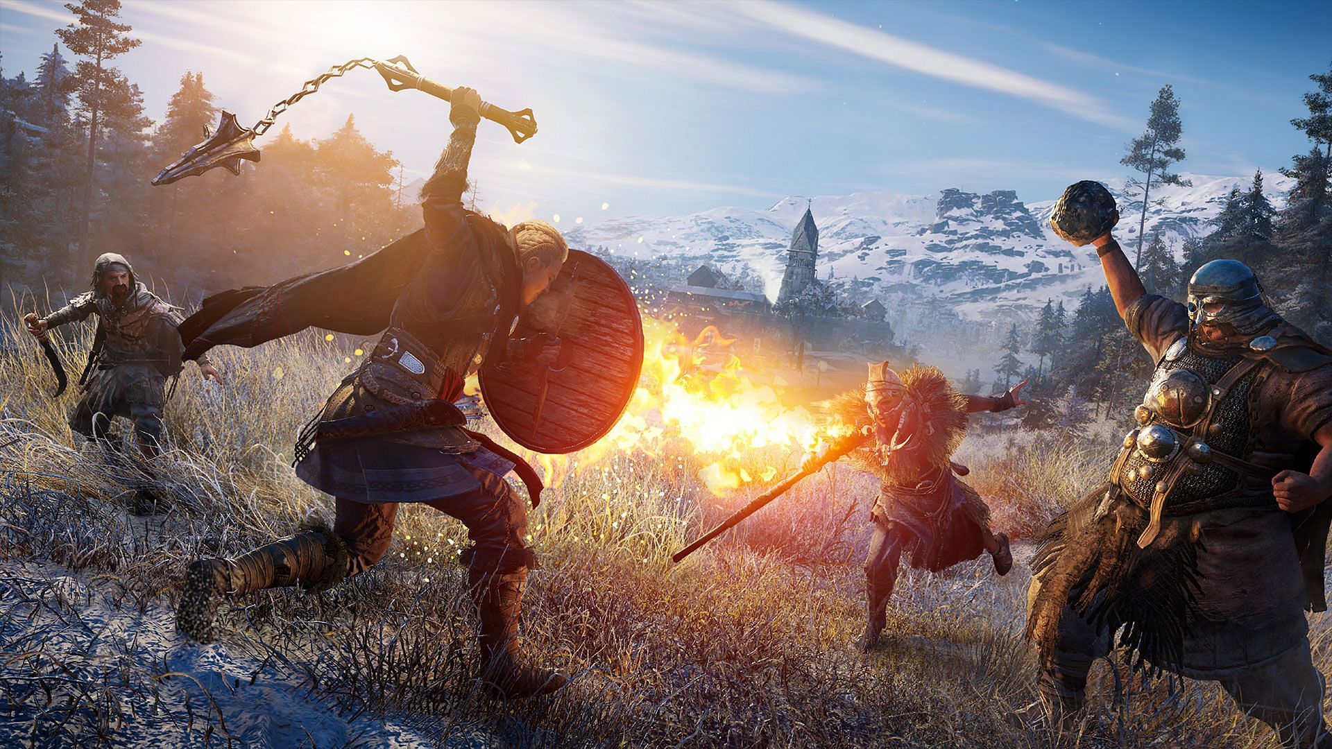 Assassin&#039;s Creed Valhalla features Scandinavian elements (Image via Ubisoft)