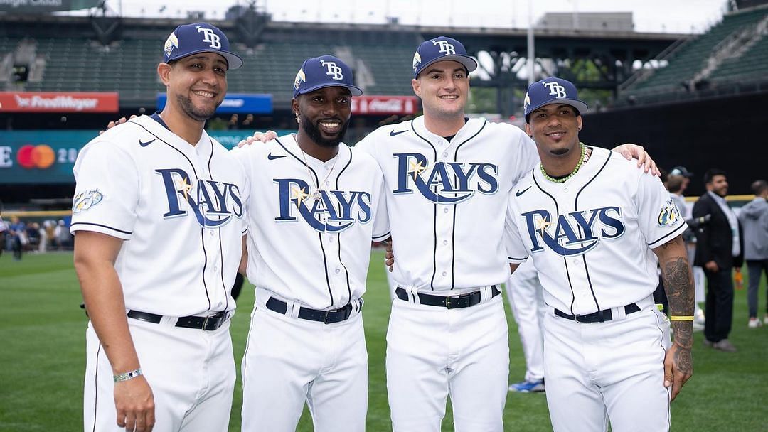 Tampa Bay Rays jersey and logo