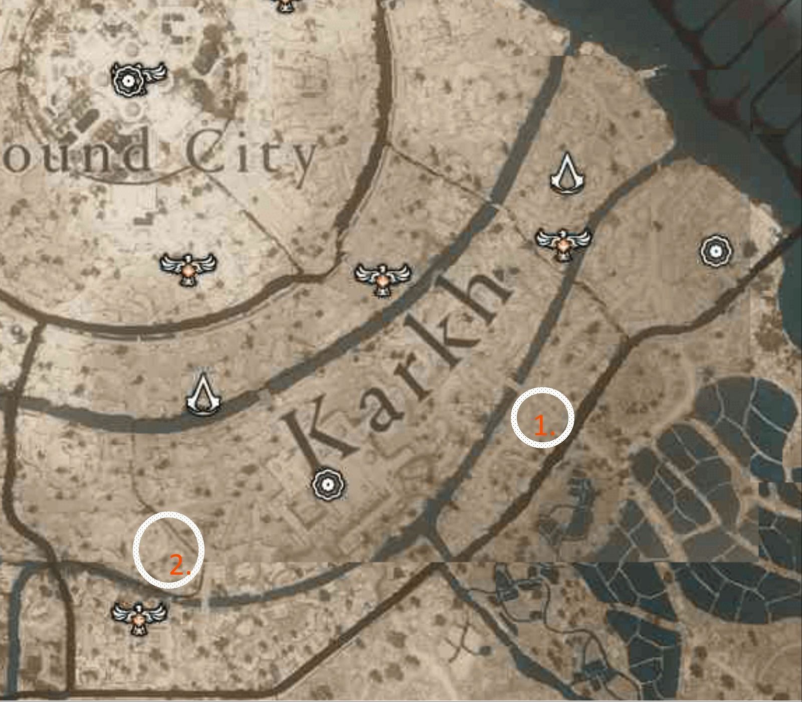 This region also has a pair of Mysterious Shards to claim (Image via Ubisoft)