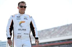 "Those laps just felt like a blur": AJ Allmendinger recaps holding off William Byron during the final laps of the NASCAR Cup race at Charlotte