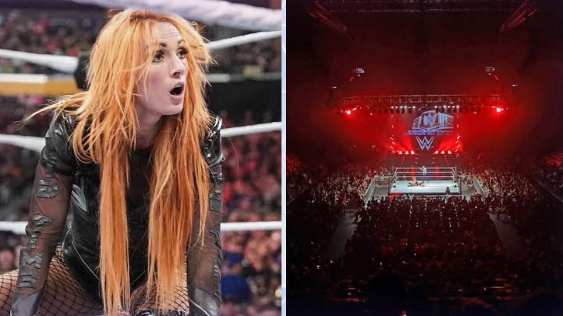 Becky Lynch in action         