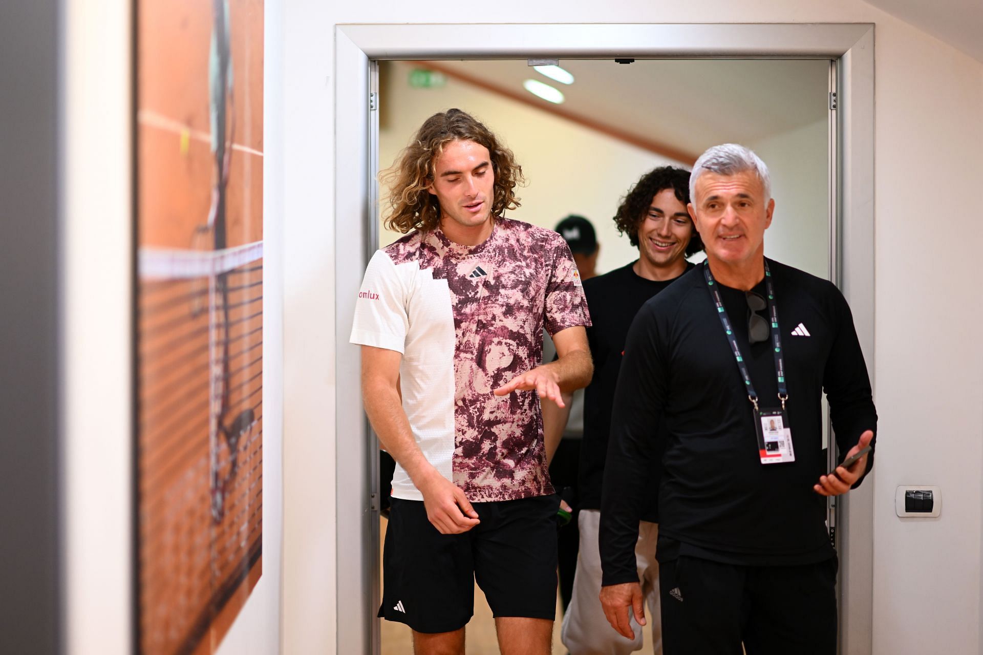 Stefanos Tsitsipas with father Apostolos