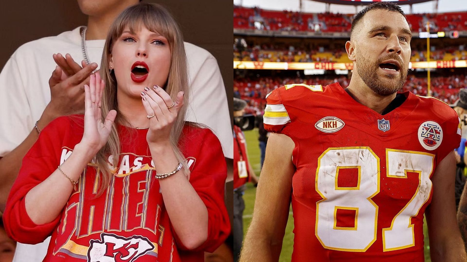 Taylor Swift and Kansas City Chiefs tight end Travis Kelce