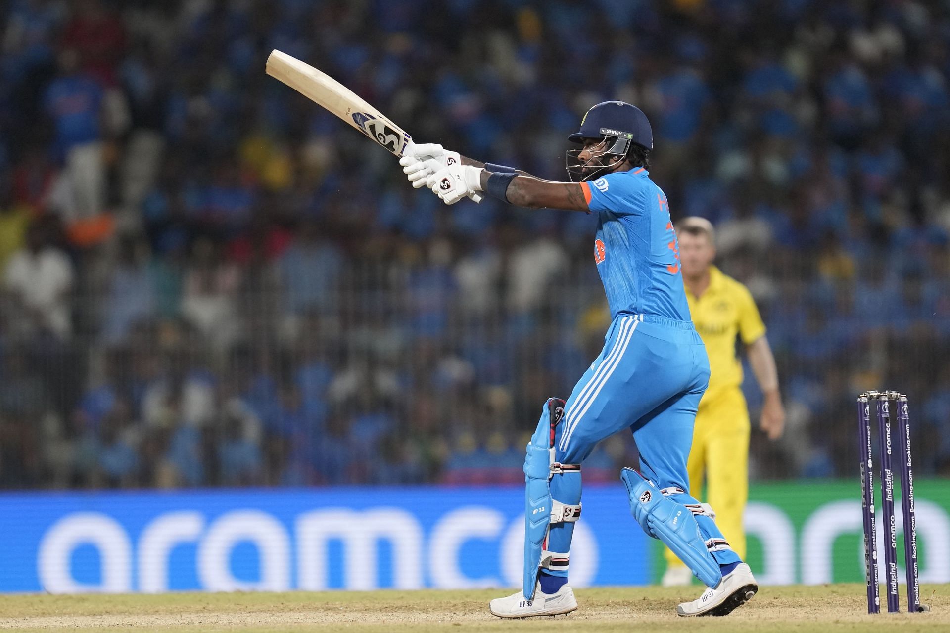 Hardik Pandya is the only batting all-rounder in India&#039;s squad. [P/C: AP]