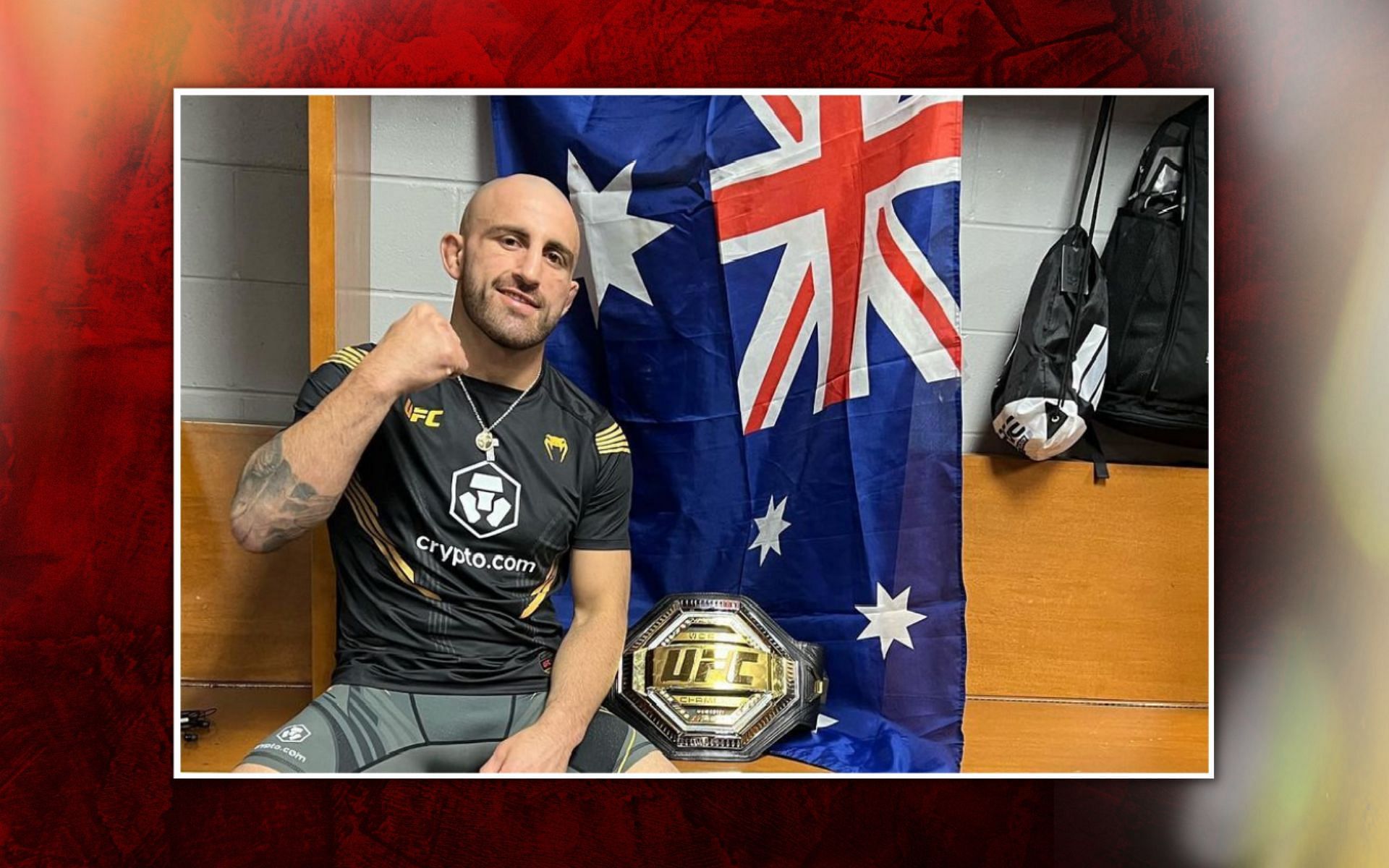 Alexander Volkanovski up for featherweight title defense, after UFC 294. [Image credits: @alexvolkanovski via Instagram]