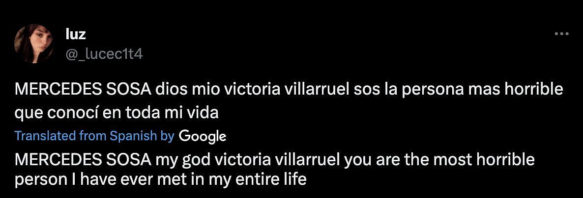 Fans&#039; reactions to Victoria Villarruel (Image via X)