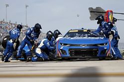 WATCH: Kyle Larson slams into pit entry barriers during NASCAR Cup race at Homestead
