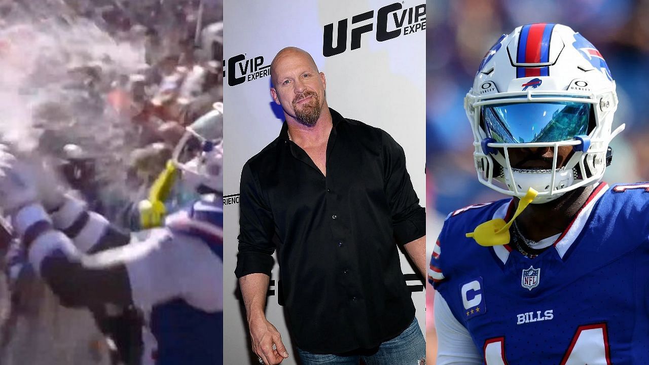 Diggs channeled his inner Stone Cold Steve Austin.