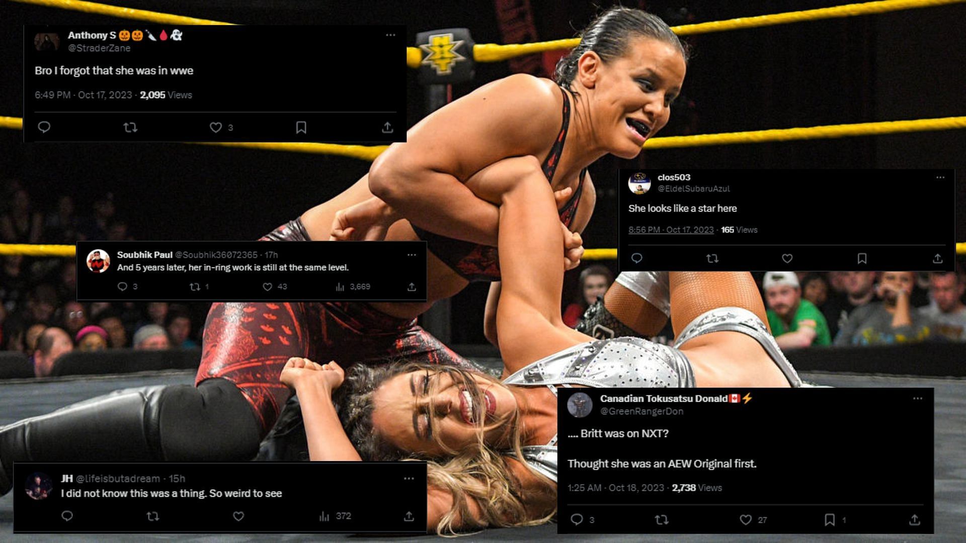 Shayna Baszler made quick work out of Dr. Britt Baker D.M.D.