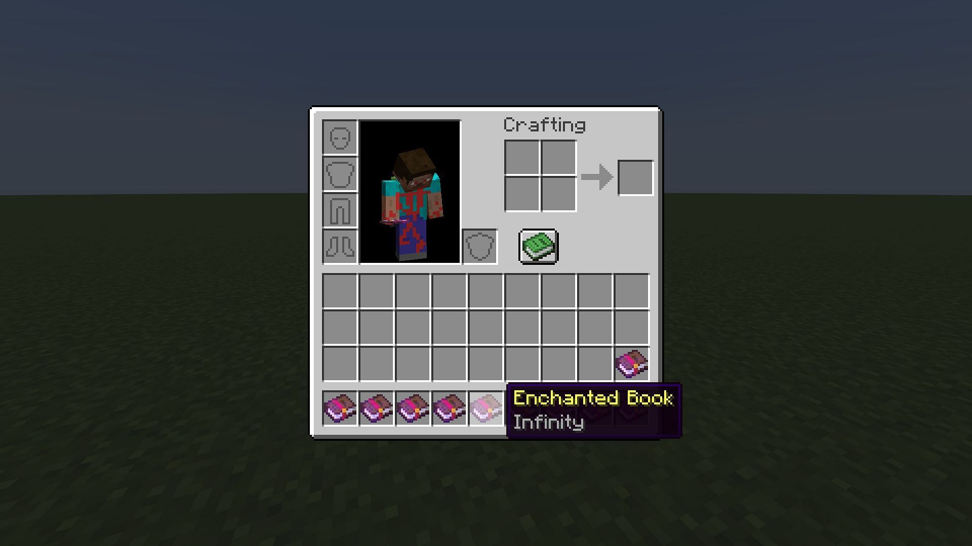 Infinity enchantment allow bows to shoot infinite arrows in Minecraft (Image via Mojang)