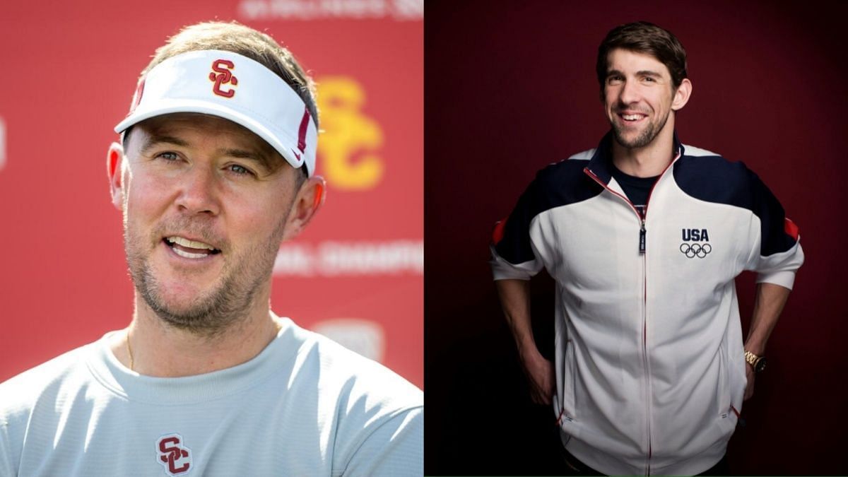 Lincoln Riley reacts to Michael Phelps getting inducted into Swimming Hall of Fame