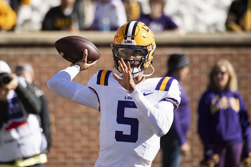 Jayden Daniels 40time How fast is the LSU QB?