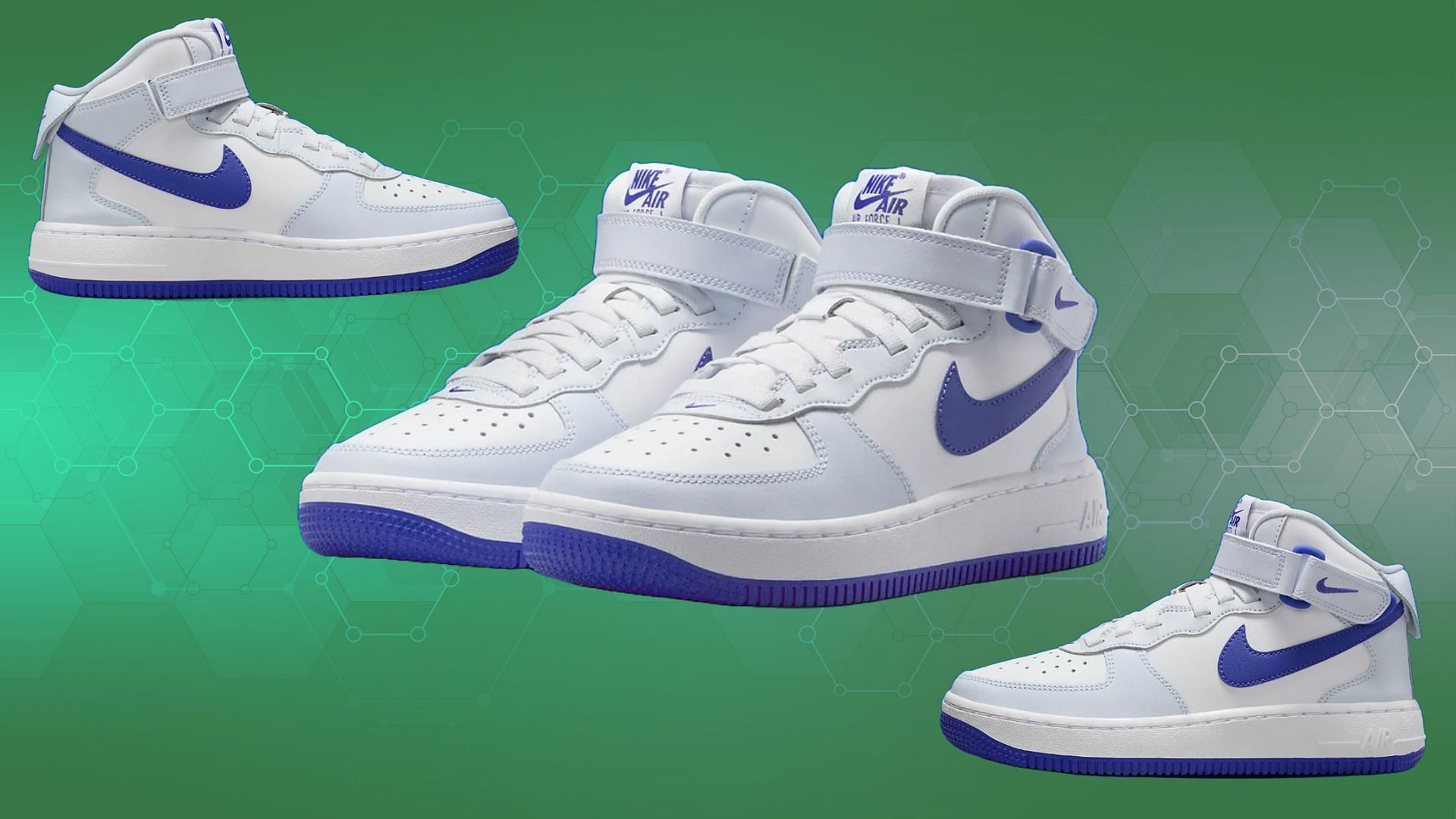 Nike Air Force 1 Mid &quot;Royal Blue&quot; sneakers  (Image via Nike)