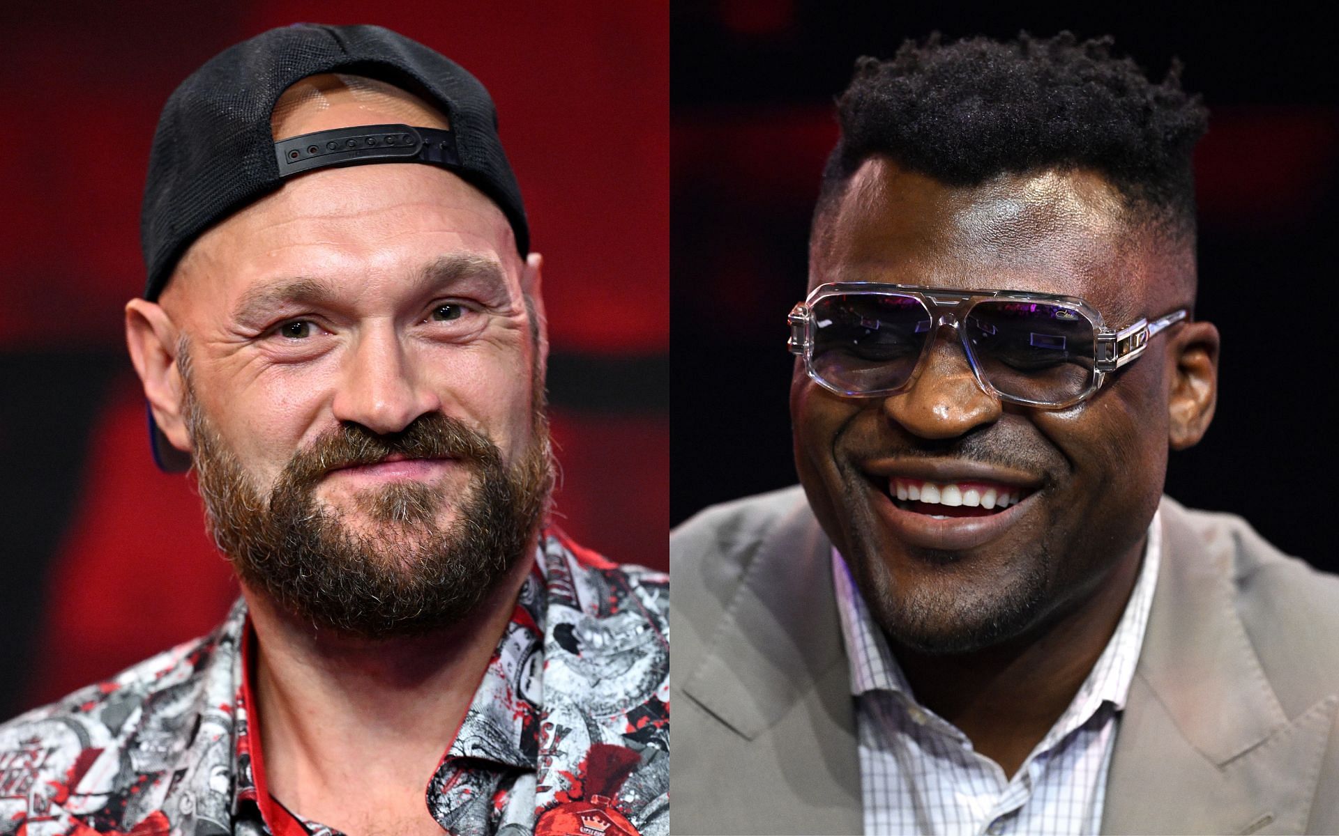 Tyson Fury (Left) and Francis Ngannou (Right) [*Image courtesy: Getty Images]