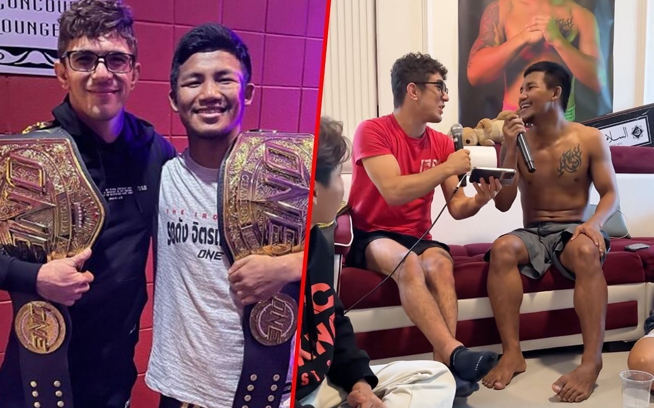 BJJ superstar Mikey Musumeci and Muay Thai king Rodtang Jitmuangnon [Credit: ONE Championship]