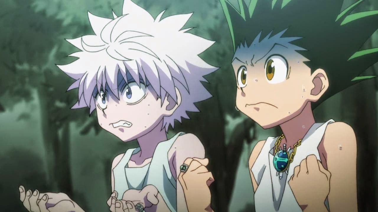 Crunchyroll.pt - Toda amizade tem um Gon e um Killua 😅 ⠀⠀⠀⠀⠀⠀⠀⠀⠀ ~✨ Anime: Hunter  x Hunter