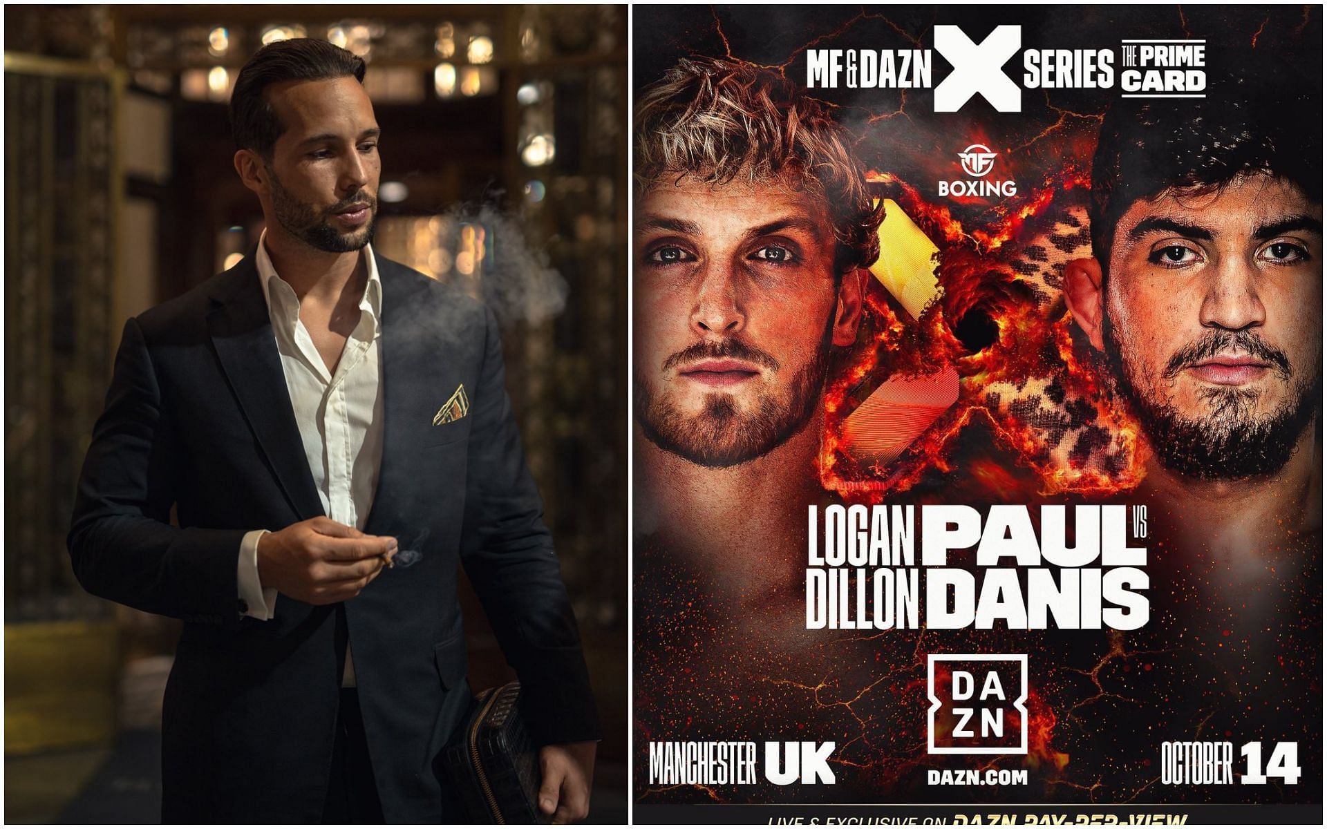 Tristan Tate and Logan Paul vs. Dillon Danis poster