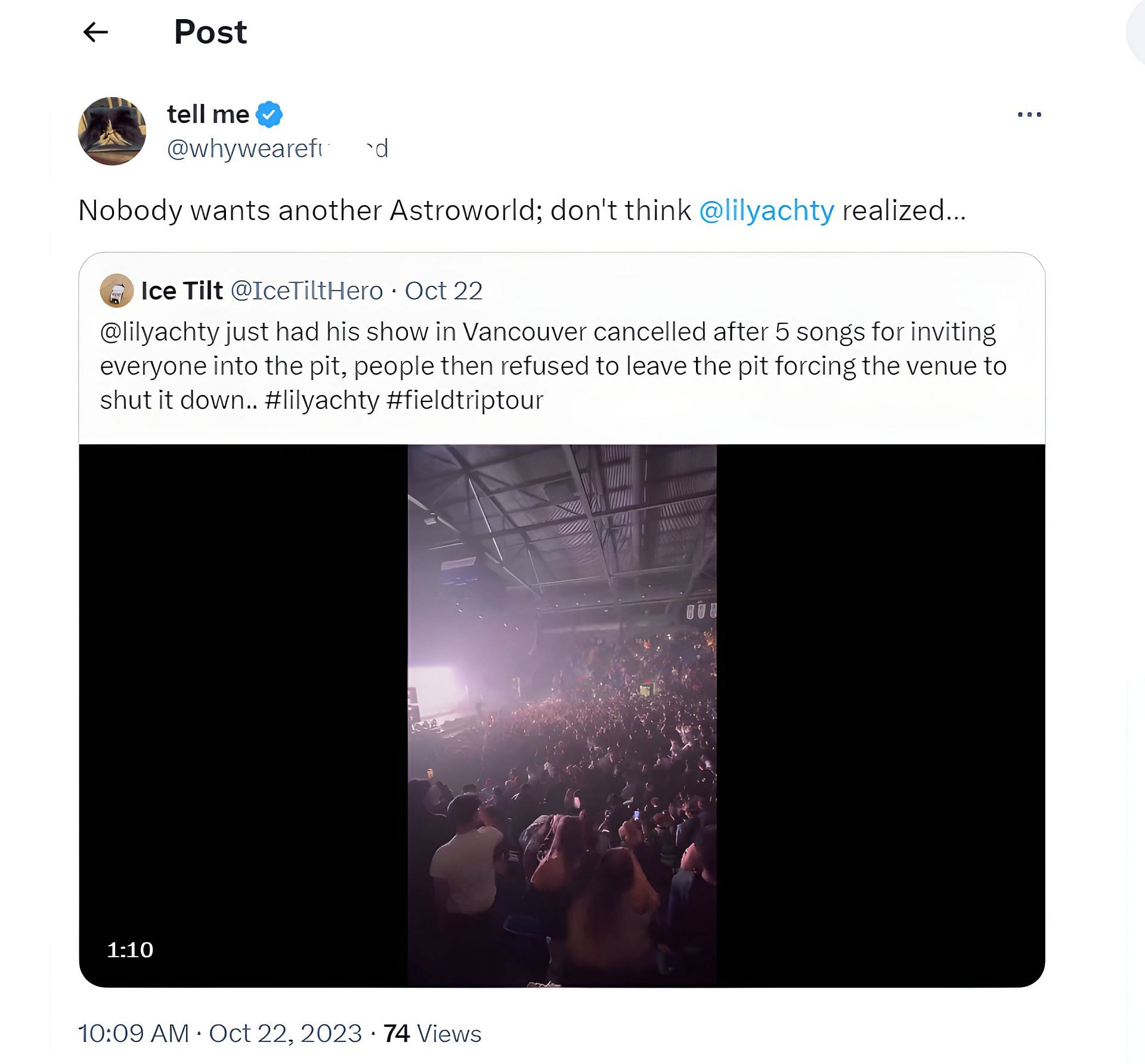 “Nobody wants another Astroworld”: Internet reacts to a Lil Yachty show ...