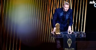 Erling Haaland wins Gerd Muller Trophy at 2023 Ballon d’Or gala
