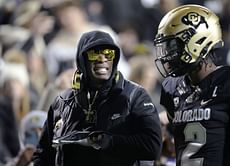 Colorado AD Rick George gets caught up with Deion Sanders effect; shows off his immaculate Coach Prime jacket