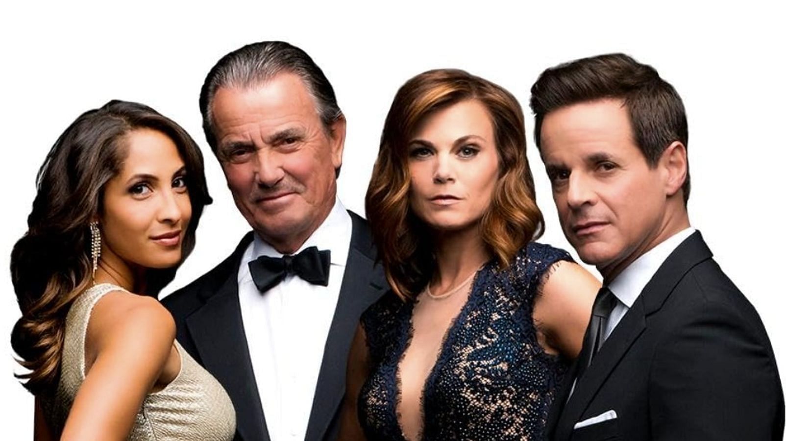 Eric Braeden, Christel Khalil, Christian Jules Le Blanc, and Gina Tognoni in The Young and the Restless (Image via IMDb)