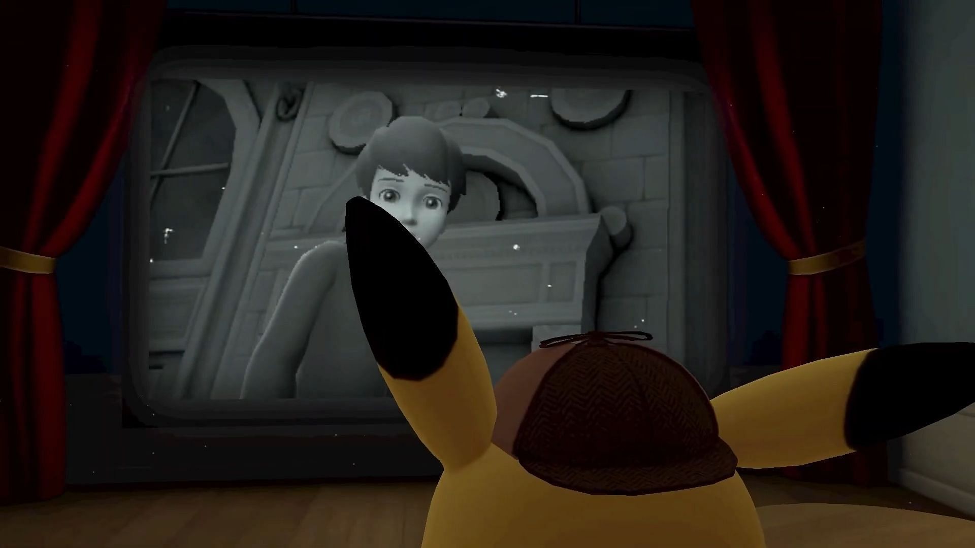 Detective Pikachu recalls his meeting with Tim Goodman (Image via Game Freak)