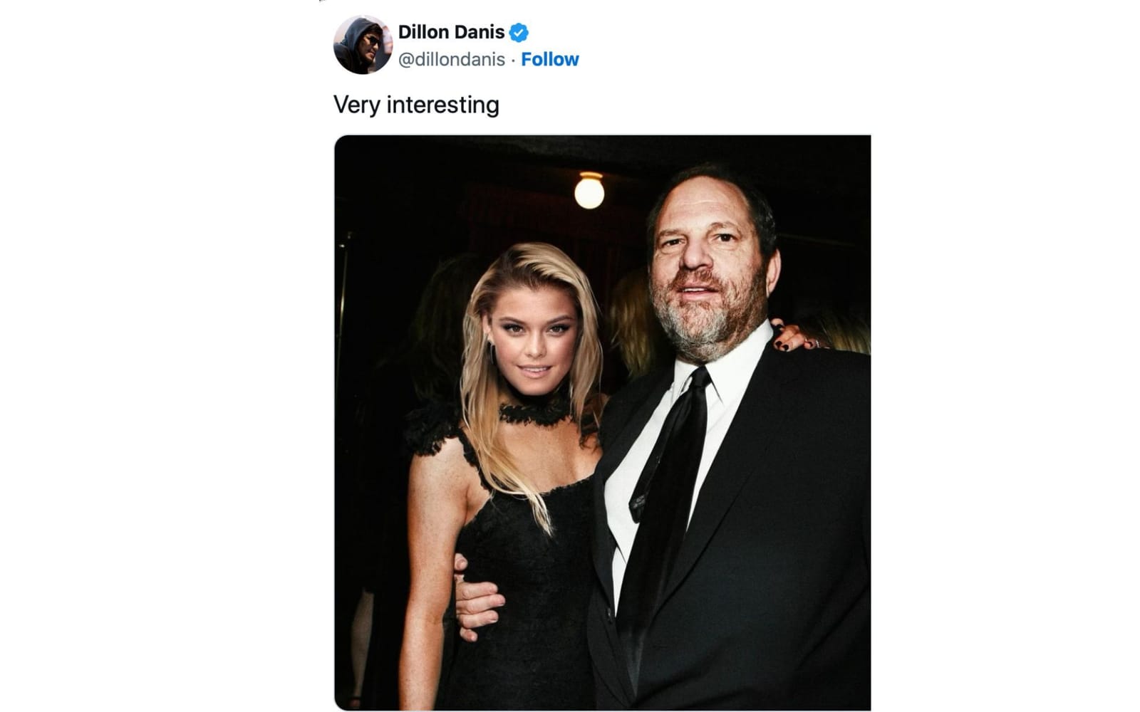 Harvey Weinstein Nina Agdal