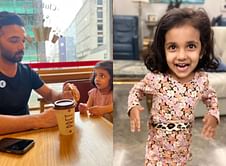 "Your smiles light up our world! Keep shining bright" - Ajinkya Rahane dedicates an adorable post to his daughter Aarya on her 4th Birthday
