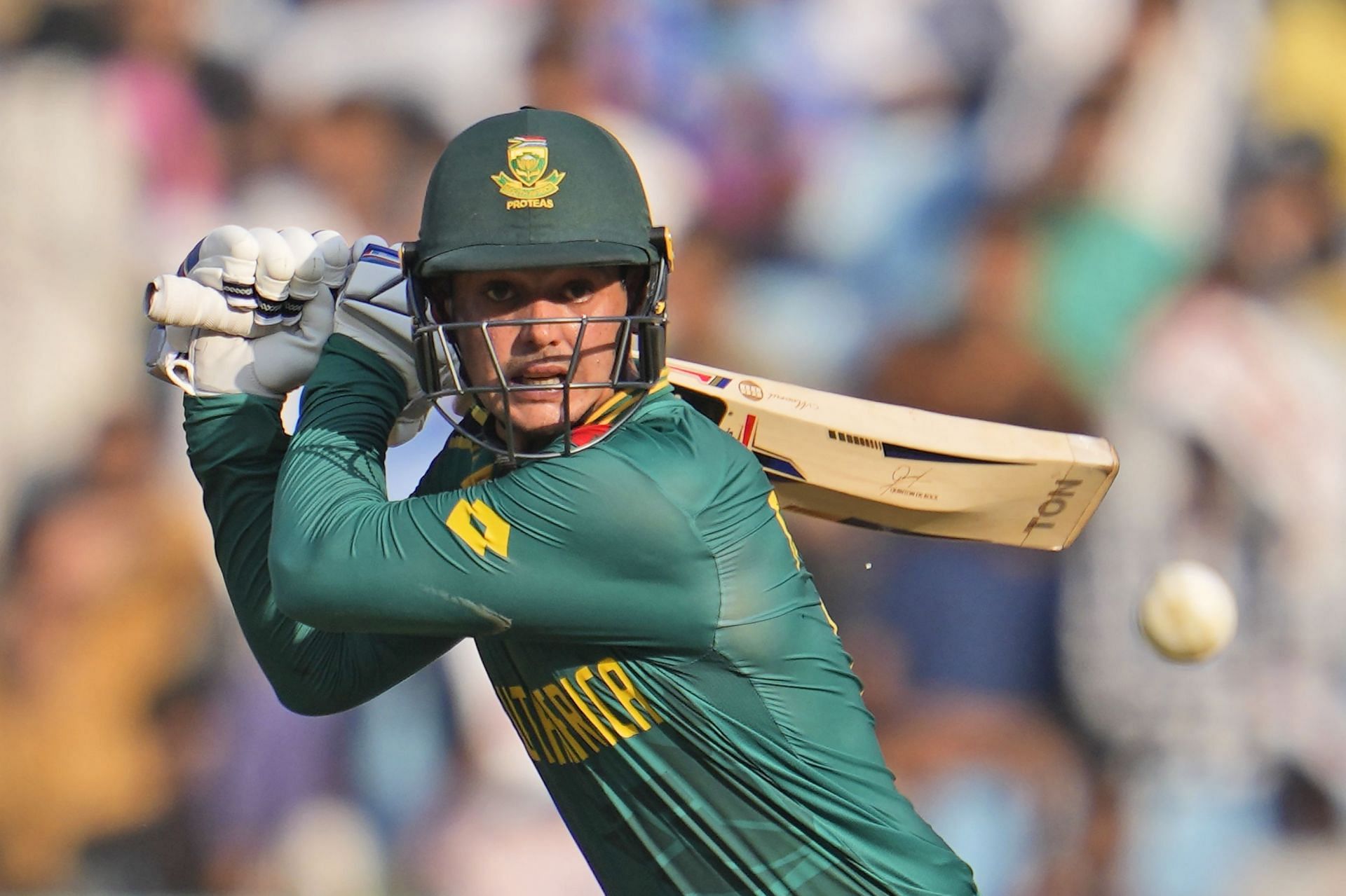 Quinton de Kock smashed his second successive century of World Cup 2023. [P/C: AP]