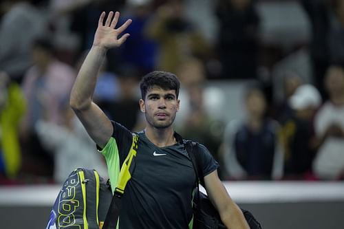 Carlos Alcaraz at the China Open