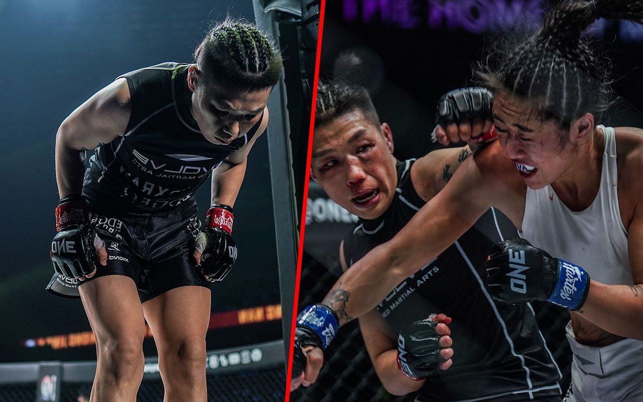 Xiong Jing Nan and Angela Lee - Photo by ONE Championship