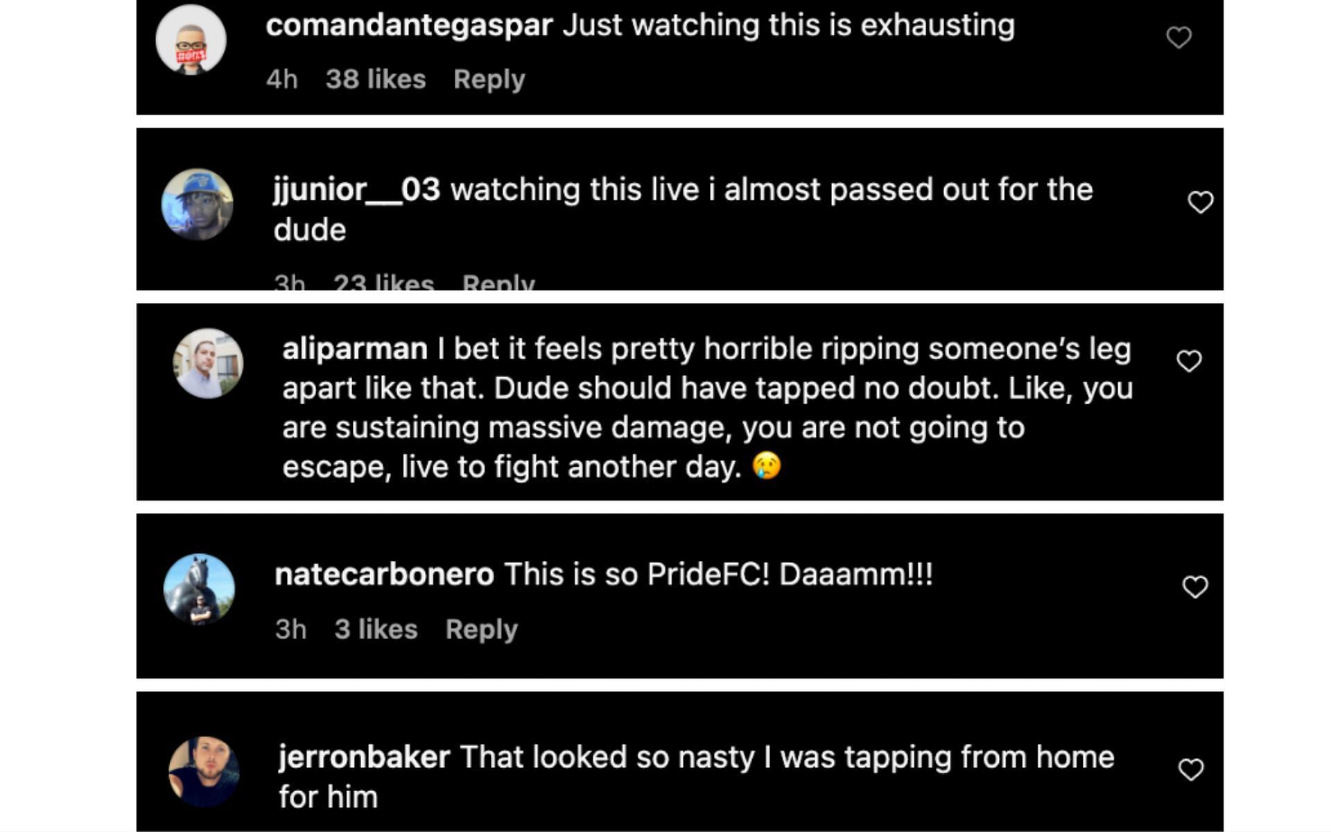 Fan comments