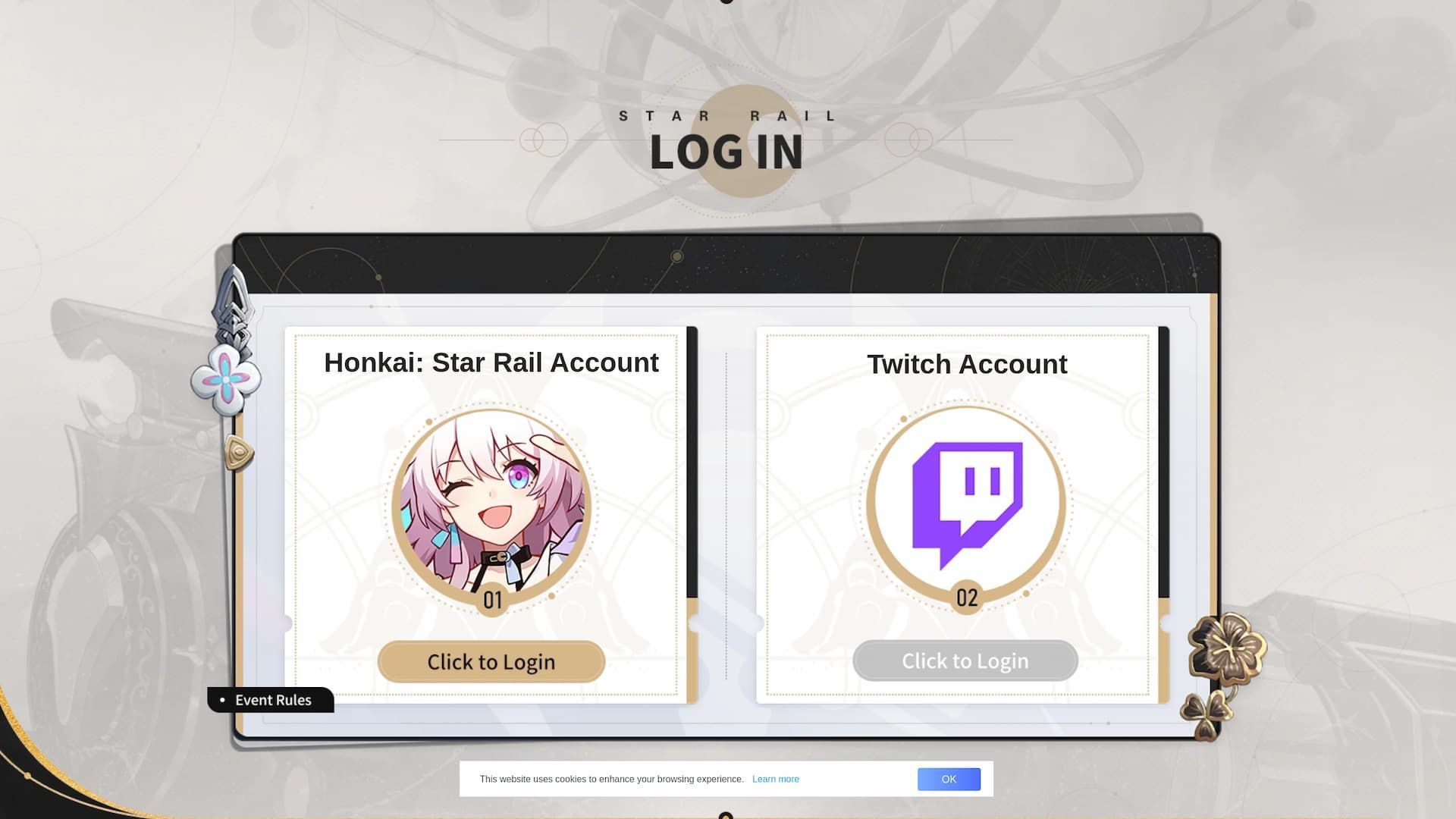 Linking both HoYoverse and Twitch accounts to receive the reward (Image via HoYoverse)