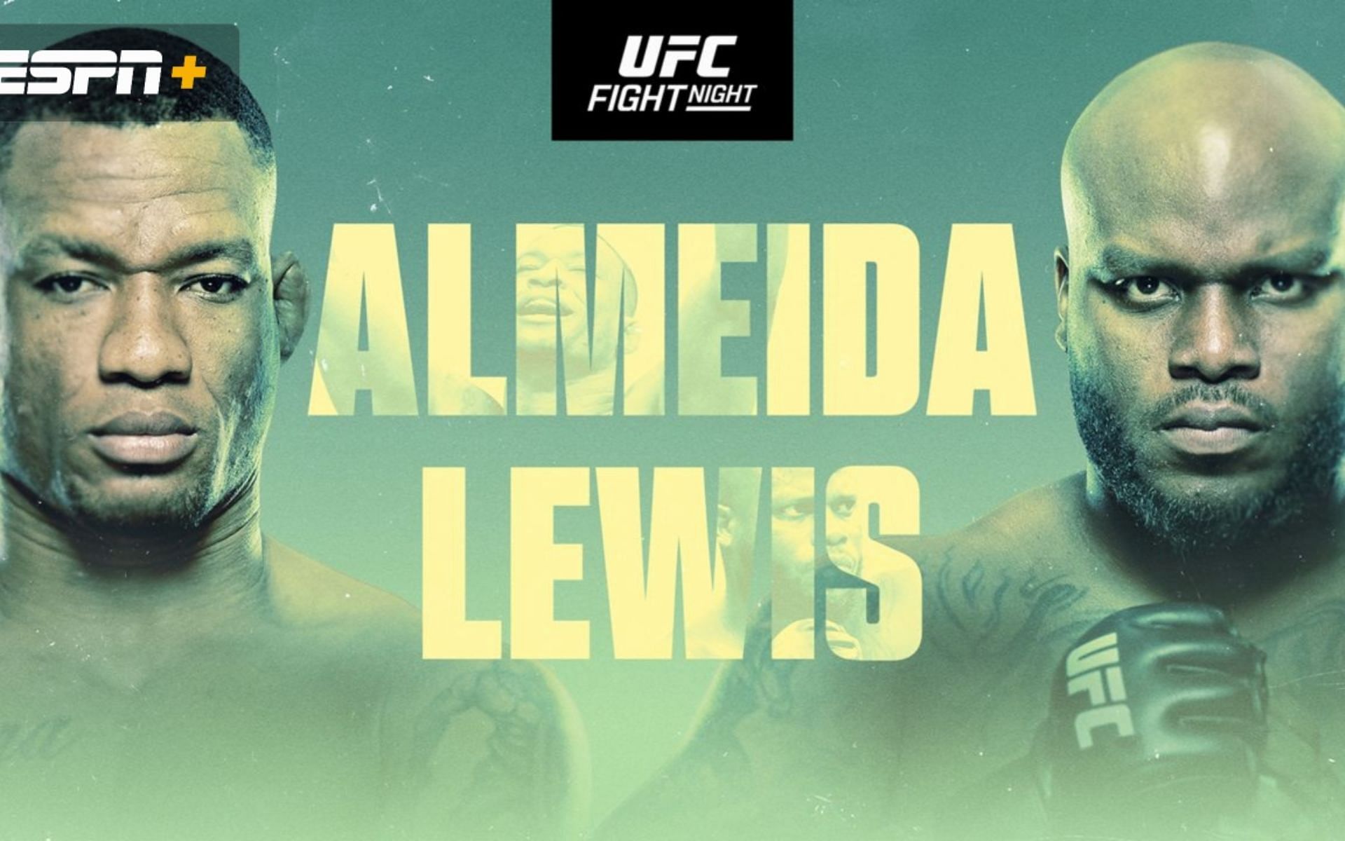 Jailton Almeida faces Derrick Lewis in this weekend