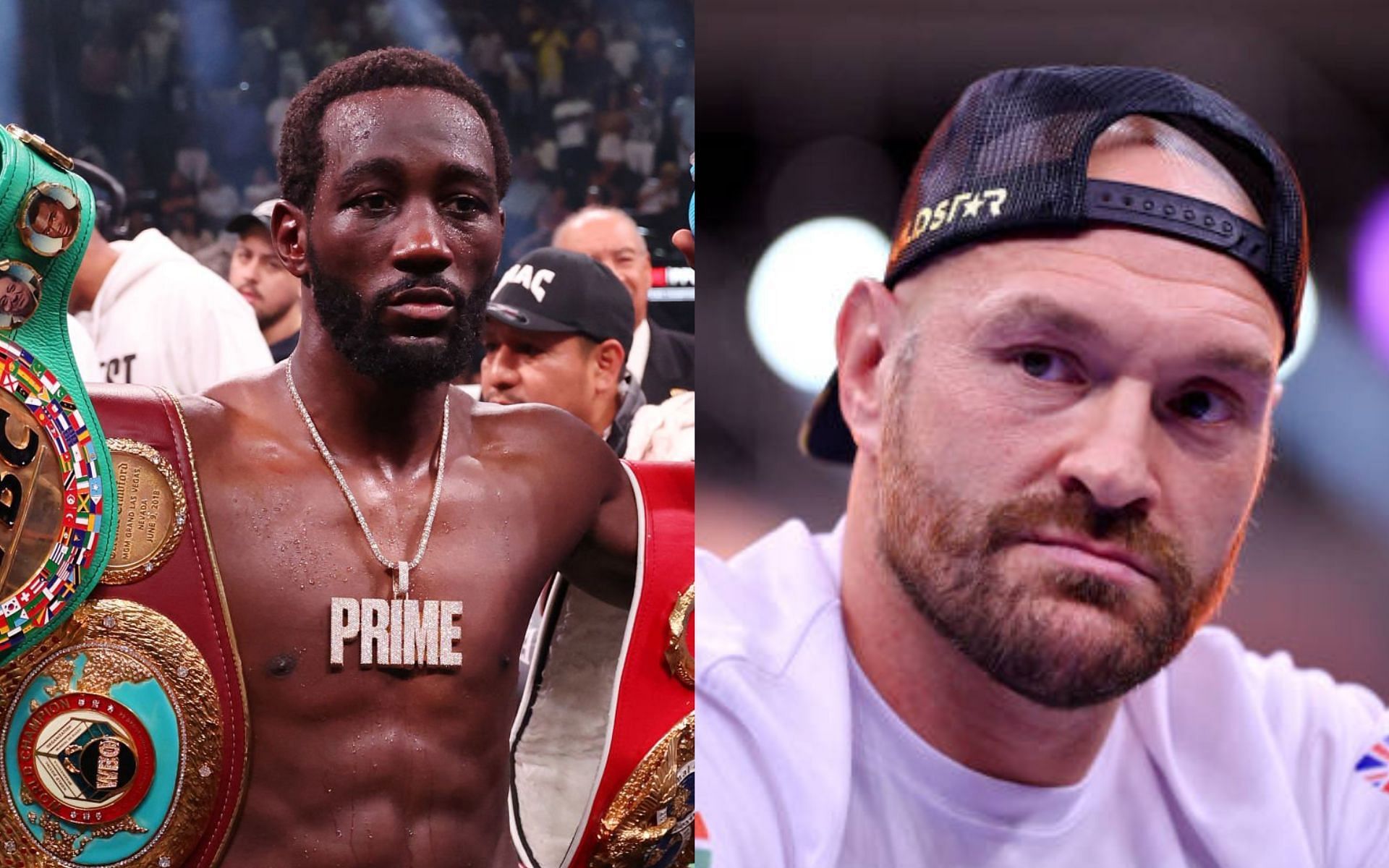 Terence Crawford (left) and Tyson Fury (right) [Images Courtesy: @GettyImages]