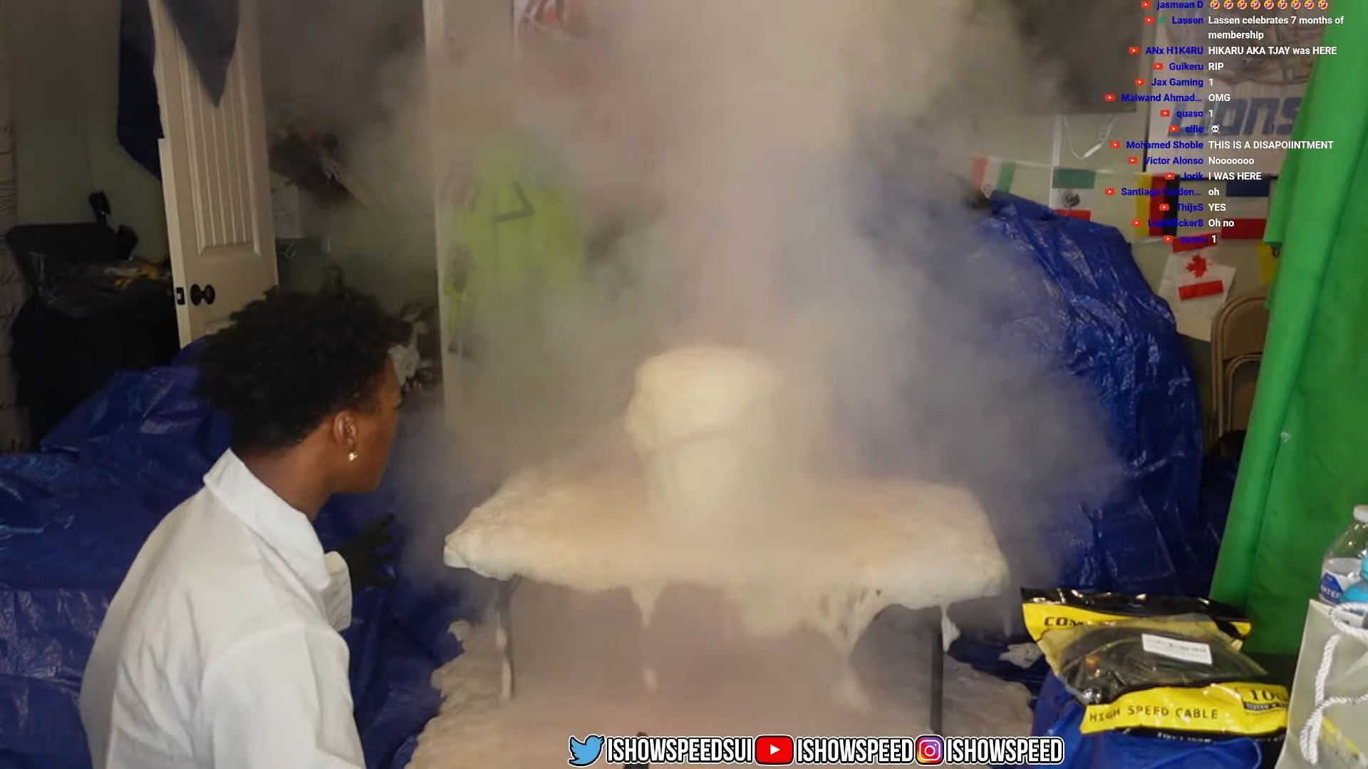 What happened to IShowSpeed? Streamer needed paramedic help after Elephant  Toothpaste experiment went wrong