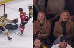 VIDEO: Connor Bedard's sister and parents left in disbelief over Blackhawks rookie's squandered chance against Bruins